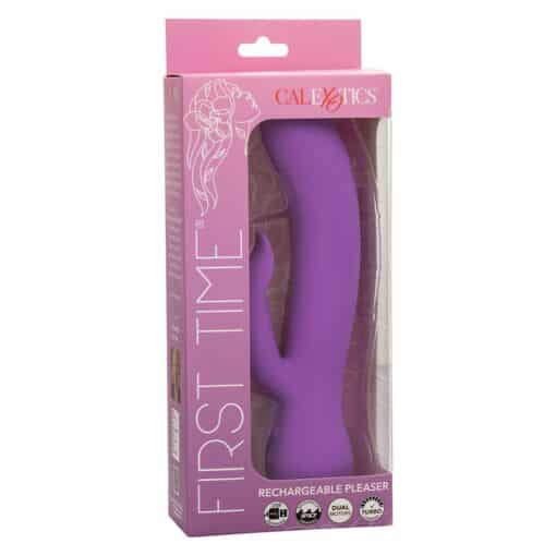 CALEXOTICS - FIRST TIME VIBRADOR COMPLACIENTE RECARGABLE MORADO - Imagen 10