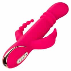 CALEXOTICS - JACK FANTASY TRIPLE VIBRADOR CALENTABLE RABBIT ROSA - piKanteo | Despierta tu lado más piKante