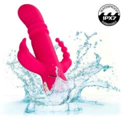 CALEXOTICS - JACK FANTASY TRIPLE VIBRADOR CALENTABLE RABBIT ROSA - piKanteo | Despierta tu lado más piKante