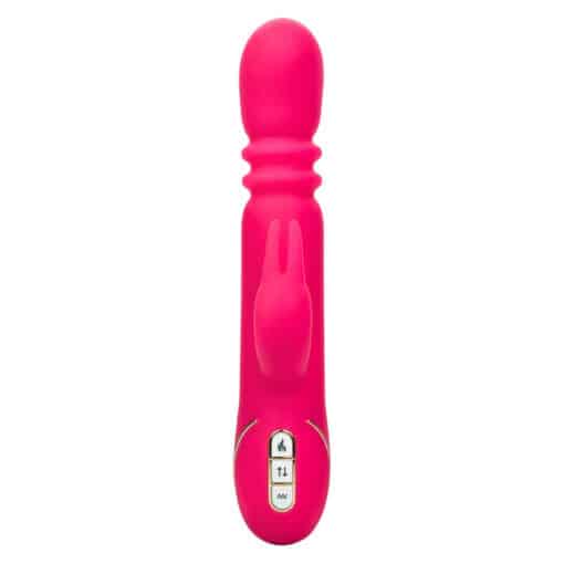 CALEXOTICS - JACK FANTASY TRIPLE VIBRADOR CALENTABLE RABBIT ROSA - Imagen 4