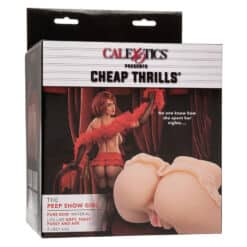 CALEXOTICS - THE PEEP SHOW GIRL DOBLE MASTURBADOR REALÍSTICO NATURAL - piKanteo | Despierta tu lado más piKante