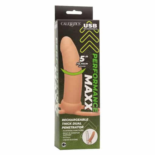 CALEXOTICS - MAXX DOBLE PENETRADOR GRUESO 10 VIBRACIONES NATURAL - Imagen 11