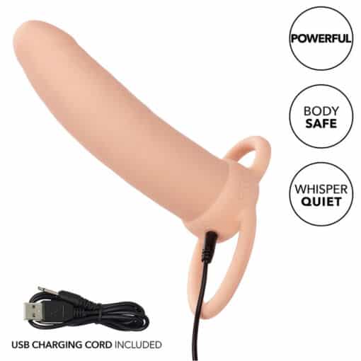 CALEXOTICS - MAXX DOBLE PENETRADOR GRUESO 10 VIBRACIONES NATURAL - Imagen 10