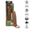 CALEXOTICS - MAXX DOBLE PENETRADOR ACANALADO 10 VIBRACIONES MULATO - piKanteo | Despierta tu lado más piKante