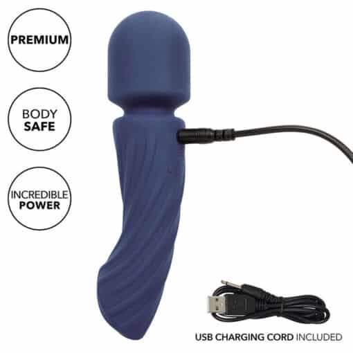 CALEXOTICS - CHARISMA ALLURE MASAJEADOR DOBLE MOTOR 12 FUNCIONES 17,25 CM X 4,5 CM MORADO - Imagen 7