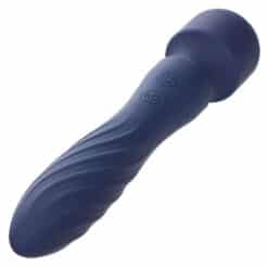 CALEXOTICS - CHARISMA MYSTIQUE MASAJEADOR DOBLE MOTOR 12 FUNCIONES 21,5 CM X 4,5 CM MORADO - piKanteo | Despierta tu lado más piKante