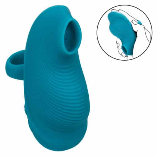 CALEXOTICS - ENVY MASAJEADOR DE BOLA RODANTE 7 VIBRACIONES AZUL - Imagen 6