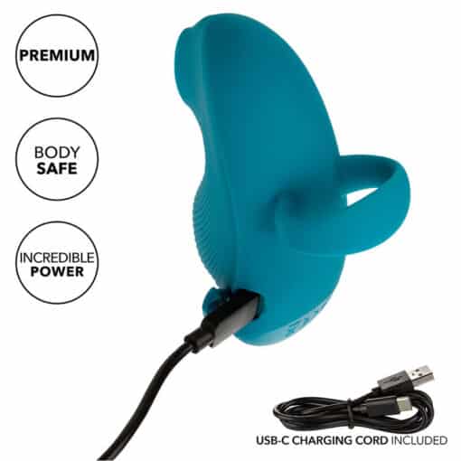 CALEXOTICS - ENVY MASAJEADOR DE BOLA RODANTE 7 VIBRACIONES AZUL - Imagen 8