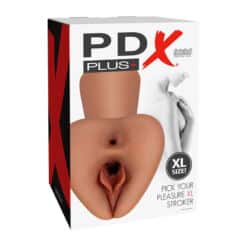 PDX PLUS - PICK YOUR PLEASURE MASTURBADOR REALÍSTICO XL MULATO - piKanteo | Despierta tu lado más piKante