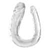 KING COCK - DOUBLE TROUBLE DILDO DOBLE 44 CM TRANSPARENTE