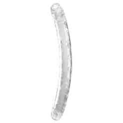 KING COCK - DOUBLE TROUBLE DILDO DOBLE 46 CM TRANSPARENTE - piKanteo | Despierta tu lado más piKante
