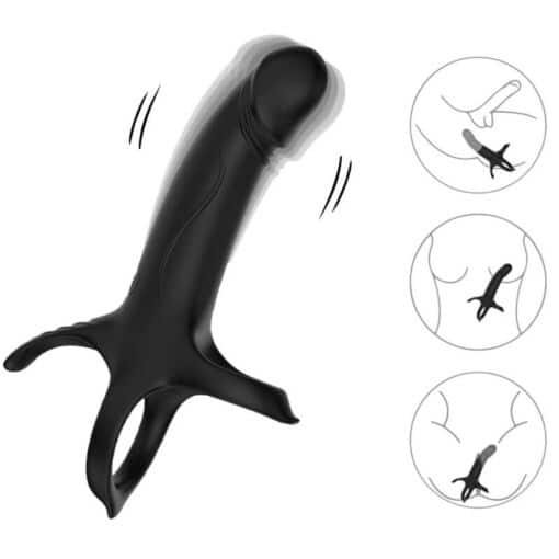 ARMONY - DILDO CON ANILLO & VIBRADOR - Imagen 4