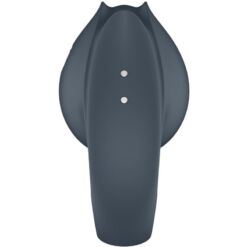 SATISFYER - PERFECT PAIR 2 MULTIVIBRADOR 2 EN 1 ANILLO PARA PENE & ESTIMULADOR DE DEDO GRIS - piKanteo | Despierta tu lado más piKante