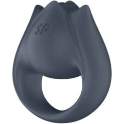 SATISFYER - PERFECT PAIR 2 MULTIVIBRADOR 2 EN 1 ANILLO PARA PENE & ESTIMULADOR DE DEDO GRIS - piKanteo | Despierta tu lado más piKante
