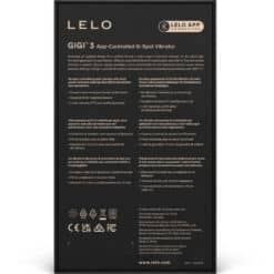 LELO - GIGI™ 3 VIBRADOR PUNTO G AZUL - piKanteo | Despierta tu lado más piKante