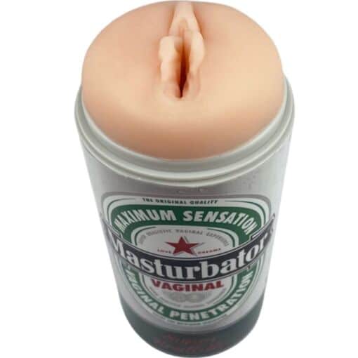 ALIVE - MASTURBADOR MASCULINO VAGINA LATA CERVEZA - Imagen 2
