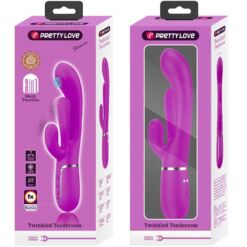 PRETTY LOVE - SHANIA TRIPLE VIBRADOR RABBIT MULTIFUNCIÓN ROSA - piKanteo | Despierta tu lado más piKante