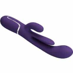 PRETTY LOVE - SHANIA TRIPLE VIBRADOR RABBIT MULTIFUNCIÓN MORADO - piKanteo | Despierta tu lado más piKante