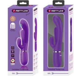 PRETTY LOVE - SHANIA TRIPLE VIBRADOR RABBIT MULTIFUNCIÓN MORADO - piKanteo | Despierta tu lado más piKante