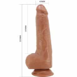 PRETTY LOVE - DRACO DILDO REALÍSTICO 23 CM MODELO 2 NATURAL - piKanteo | Despierta tu lado más piKante
