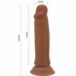 PRETTY LOVE - QUENTIN DILDO REALÍSTICO 18 CM MULATO - piKanteo | Despierta tu lado más piKante