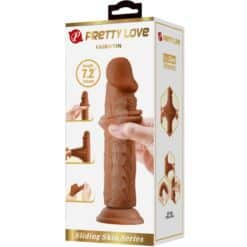 PRETTY LOVE - QUENTIN DILDO REALÍSTICO 18 CM MULATO - piKanteo | Despierta tu lado más piKante