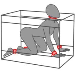 SECRET DOME - KINK CLUB LA NICHE CABINA NEGRO & ROJO - piKanteo | Despierta tu lado más piKante