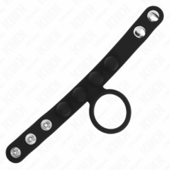 KINK - ANILLO PENE CUERO 3.5 CM CON CIERRE A PRESIÓN 23 X 2 CM - piKanteo | Despierta tu lado más piKante