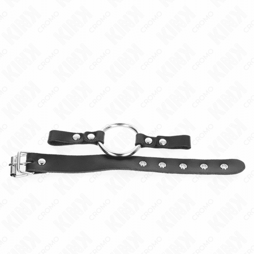 KINK - ANILLO PENE POLIPIEL CON CIERRE DE HEBILLA 22 X 2 CM CON ANILLO METAL 4 CM - Imagen 2