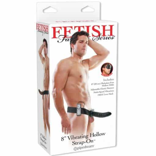 FETISH FANTASY SERIES - ARNÉS VIBRADOR HUECO 19 CM NEGRO - Imagen 5