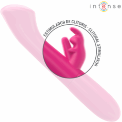 INTENSE - JULIETA VIBRADOR RABBIT 18,6 CM 10 VIBRACIONES ROSA - piKanteo | Despierta tu lado más piKante