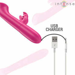 INTENSE - JULIETA VIBRADOR RABBIT 18,6 CM 10 VIBRACIONES ROSA - piKanteo | Despierta tu lado más piKante