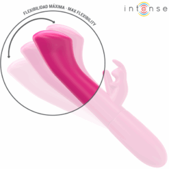 INTENSE - JULIETA VIBRADOR RABBIT 18,6 CM 10 VIBRACIONES ROSA - piKanteo | Despierta tu lado más piKante