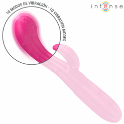INTENSE - AMARA VIBRADOR CON LENGUA ESTIMULADORA 10 VIBRACIONES ROSA - piKanteo | Despierta tu lado más piKante
