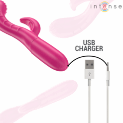 INTENSE - AMARA VIBRADOR CON LENGUA ESTIMULADORA 10 VIBRACIONES ROSA - piKanteo | Despierta tu lado más piKante