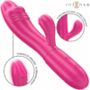 INTENSE - IVY VIBRADOR FLEXIBLE 10 VIBRACIONES CON LENGUA ESTIMULADORA ROSA - piKanteo | Despierta tu lado más piKante