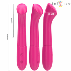 Alternative view of INTENSE - PATY VIBRADOR 19 CM FLEXIBLE 10 VIBRACIONES MODELO 2 ROSA