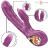 INTENSE - HALLE VIBRADOR MULTIFUNCIÓN CON LENGUA ESTIMULADORA EN FORMA DE DELFÍN MORADO - piKanteo | Despierta tu lado más piKante