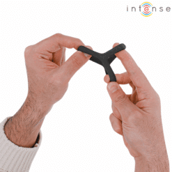 INTENSE - CARSON ANILLO DOBLE PARA PENE SILICONA NEGRO MODELO 4 - piKanteo | Despierta tu lado más piKante