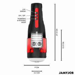 JAMYJOB - CYCLONE MASTURBADOR VAGINA AUTOMÁTICO 10 MODOS ROTACIÓN Y EMPUJE - piKanteo | Despierta tu lado más piKante