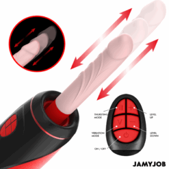 Alternative view of JAMYJOB - PYSTON BASE MASTURBADOR AUTOMÁTICO CON DILDO CONTROL REMOTO