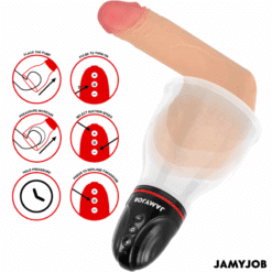 Alternative view of JAMYJOB - XPAND LITE BOMBA AUTOMÁTICA DE TESTÍCULOS 3 NIVELES DE ONDAS ESTIMULADORAS GRIS
