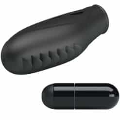PRETTY LOVE - GILO VIBRADOR DE DEDO SILICONA NEGRO - piKanteo | Despierta tu lado más piKante