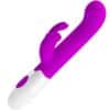 PRETTY LOVE - CENTAUR VIBRADOR RABBIT 30 MODOS DE VIBRACIÓN MORADO - piKanteo | Despierta tu lado más piKante