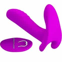 PRETTY LOVE - MASAJEADOR & VIBRADOR 12 VIBRACIONES CONTROL REMOTO MORADO - piKanteo | Despierta tu lado más piKante