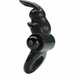 PRETTY LOVE - EXCITING RING ANILLO VIBRADOR RABBIT 10 VIBRACIONES NEGRO - piKanteo | Despierta tu lado más piKante