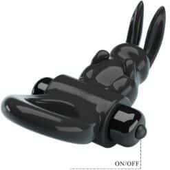 PRETTY LOVE - EXCITING RING ANILLO VIBRADOR RABBIT 10 VIBRACIONES NEGRO - piKanteo | Despierta tu lado más piKante