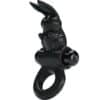 PRETTY LOVE - EXCITING RING ANILLO VIBRADOR RABBIT 10 VIBRACIONES NEGRO - piKanteo | Despierta tu lado más piKante