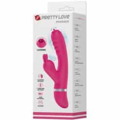 PRETTY LOVE - PHOENIX VIBRADOR RABBIT MULTIFUNCIÓN ROSA - piKanteo | Despierta tu lado más piKante