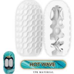 Alternative view of PRETTY LOVE - HOT WAVE MASTURBADOR MASCULINO SILICONA BLANCO